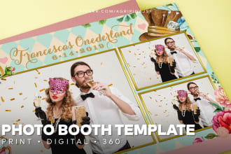 design a photo booth template