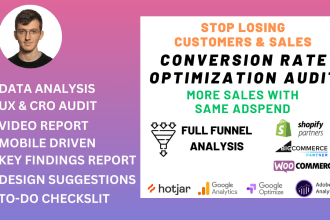 do a conversion rate optimization audit of your website