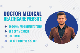 create a medical doctor clinic healthcare dentist website