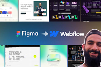 create high quality figma to webflow website