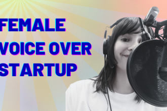 record a vibrant voice for your startup videos