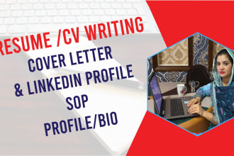 provide professional resume and cover letter