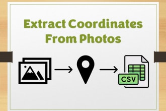 extract coordinates, addresses from geotagged photos