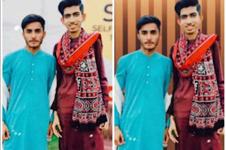 change background from photo and also change colour