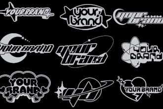 draw streetwear, music ,edm, logo, edgy psychedelic, trippy, y2k custom clothing