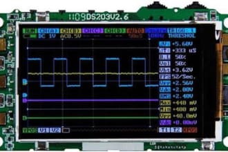 do design lcd measuring analyzer oscilloscope with stm32 fpga