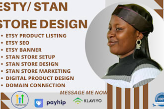 stan store manager stan store design stan store setup esty shop