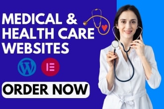 build a professional medical and healthcare website
