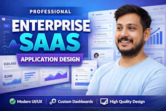 design professional saas web app, dashboard UI UX in figma