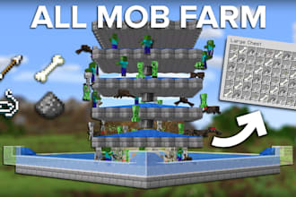 build any minecraft farm you want just for 5 dollar any size