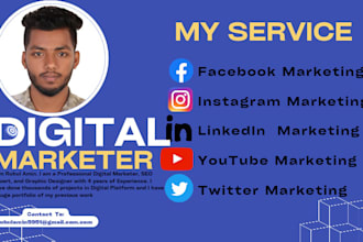 be your social media marketing manager and graphics designer expert
