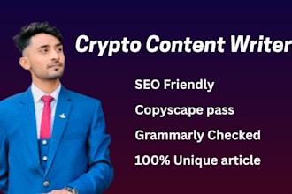 write excellent crypto, blockchain, nft article