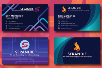 do modern business card and logo design services