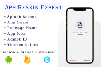 reskin your android app, redesign app and reskin codecanyon