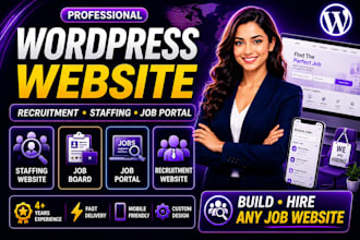 build a recruitment, staffing, job board, or job portal website