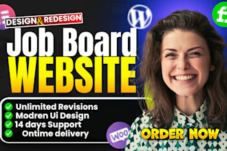 create recruitment website, staffing website, job board or job portal website