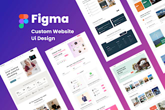 do website UI design, figma design website, figma website UI, website UI