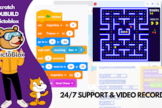 design games and animation in oubuild, pictoblox, scratch
