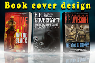 do book cover design, kindle book cover, or kids book cover