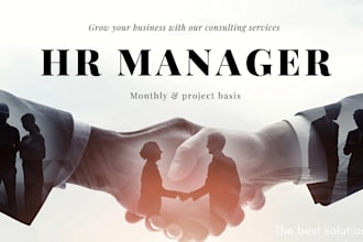 be your remote HR manager consultant