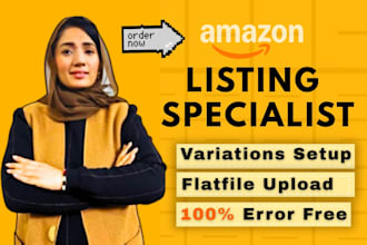 create or fix amazon flat file listings and variations using excel