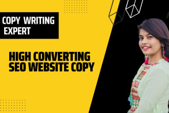 be your professional SEO website copywriter