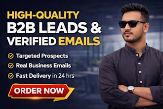 do b2b lead generation and data entry