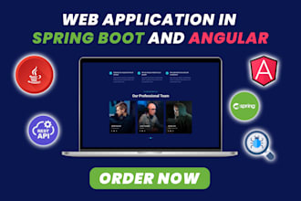 build java, spring boot, angular, react applications