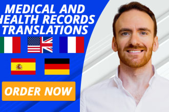 professionally translate your health and medical records