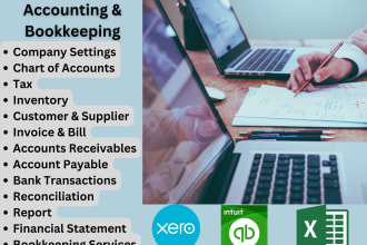do your cleanup bookkeeping setup using different software
