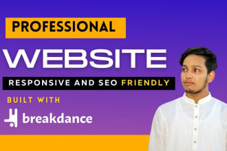build super fast website with breakdance