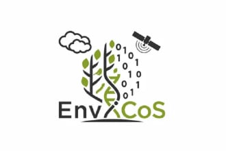 design natural landscaping logo with vector file