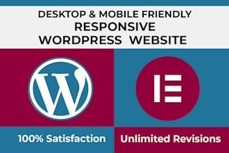 build wordpress website, redesign, homepage, with elementor