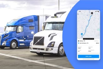develop transportation app, delivery app, booking app, logistic app development
