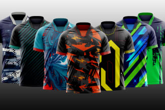 do custom jersey design or sublimation design for you