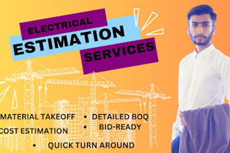 provide electrical material takeoff and cost estimate