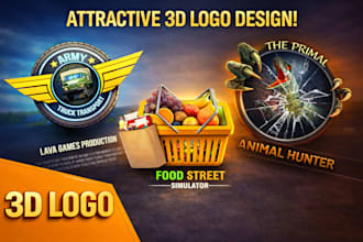 design 2d 3d logo for you