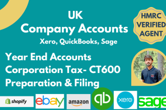 do UK company accounts and corporation tax return ct600