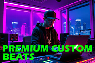 produce premium trap, rap, or hiphop beat in 12 hours