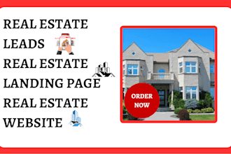 generate converting real estate leads real estate landing page website