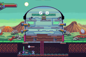 do a pixelart environment for your game