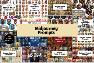 producing midjourney prompts to sell on etsy
