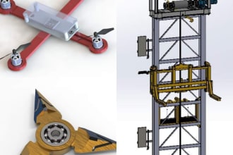 work on onshape and solidworks in 3d machine design