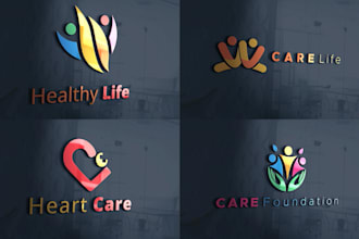 design premium non profit, welfare, foundation and community logo