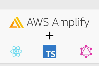 do full stack web app development with react nextjs nodejs and aws amplify