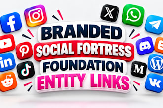 build a branded social fortress and SEO foundation links