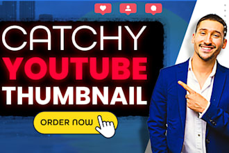 design catchy youtube thumbnail