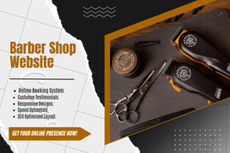 create a salon website for appointment booking