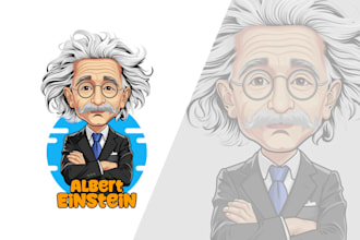 draw bighead cartoon avatar of your photo