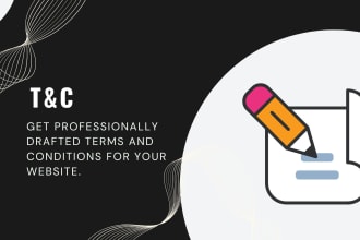 draft terms and conditions and privacy policy